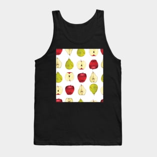 Funny hand-drawn apple and pear pattern Tank Top